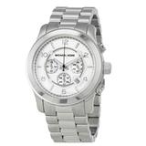 Michael Kors Accessories | Michael Kors Silver Oversized Runway Watch | Color: Silver | Size: Os