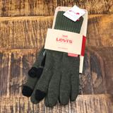 Levi's Accessories | Levi's Donegal Glove With Leather Patch Green | Color: Black/Green | Size: Various