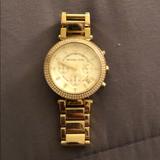 Michael Kors Jewelry | Michael Kors Women's Parker Gold Watch | Color: Gold | Size: Os