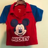 Disney Shirts & Tops | Disney Baby | Color: Blue/Red | Size: 18mb