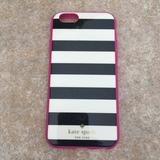 Kate Spade Accessories | Kate Spade Iphone 6 Plus Case Striped White Black | Color: Black/White | Size: Os