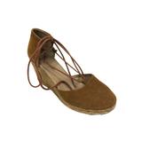 Free People Shoes | Free People Marabella Wedge Lace Up Espadrilles 39 | Color: Brown/Tan | Size: 9