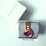 Michael Kors Accessories | Michael Korsmini Slim Runway Pav Two-Tone Watch | Color: Gold | Size: Os