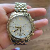 Michael Kors Accessories | Michael Kors Chronograph Gold Watch | Color: Gold | Size: Os