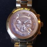 Michael Kors Accessories | Michael Kors Men's Chronograph Runway Watch | Color: Gold | Size: Fits Size 6 12 Wrist