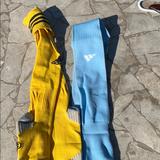 Adidas Accessories | Adidas Mens Soccer Socks | Color: Blue/Yellow | Size: Youth