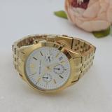 Michael Kors Accessories | Nwot Michael Kors Ladies Chronograph Mk-5192 | Color: Gold/White | Size: Os