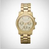 Michael Kors Accessories | Michael Kors Runway Chronograph Ladies Watch | Color: Gold | Size: Os
