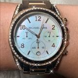 Michael Kors Accessories | Michael Kors Blair Mother Of Pearl Watch | Color: Gold | Size: Smallmedium Wrist