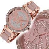 Michael Kors Accessories | Michael Kors Women's Rose Gold Runway Watch Mk6176 | Color: Cream | Size: 39 Mm