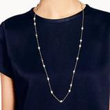 Kate Spade Jewelry | Kate Spade Gatsby Dot Mini Scatter Necklace Silver | Color: Silver | Size: Os