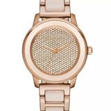 Michael Kors Accessories | Michael Kors Rose Gold Kinley Blush Acetate Watch | Color: Gold/Tan | Size: Os