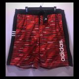 Adidas Swim | Adidas Swimsuit Mens Size Xxl New With Tags | Color: Black/Red | Size: Xxl