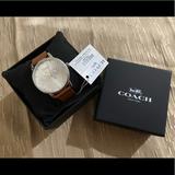 Coach Accessories | Coach Watch | Color: Brown/Silver | Size: Os