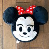 Disney Other | Minnie Mouse Pillow. | Color: Black/Red | Size: Osg
