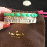 Kate Spade Jewelry | Kate Spade Bracelet | Color: Gold/Green | Size: Os