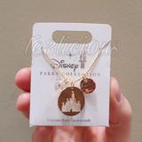 Disney Jewelry | Disney Parks Sleeping Beauty's Castle Necklace | Color: Gold | Size: Os