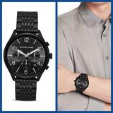 Michael Kors Accessories | Michael Kors Merrick Stainless Steel Watch | Color: Black | Size: 42mm