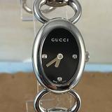 Gucci Accessories | Gucci Ladies' Stainless Steel Diamond Watch | Color: Black/Silver | Size: Os