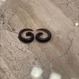 Free People Jewelry | Handmade 12 10 Gauge Horn Earrings | Color: Black | Size: Os