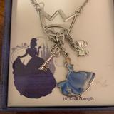 Disney Jewelry | Boxed Disney Princess Cinderella Necklace | Color: Silver | Size: 18 In