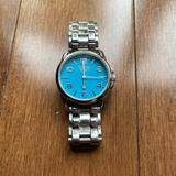 Coach Jewelry | Silver And Blue Coach Watch | Color: Blue/Silver | Size: Os