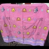 Disney Bedding | Disney Cuties Pooh & Friends, Full Size Flat Sheet | Color: Pink | Size: Full