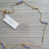 Kate Spade Jewelry | New Women's Kate Spade Necklace | Color: Blue/Gold | Size: Os