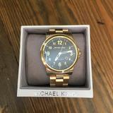 Michael Kors Accessories | Last One** New Michael Kors Gold Watch | Color: Black/Gold | Size: Os
