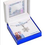 Disney Jewelry | Disney Cubic Zirconia Frozen Snowflake Necklace | Color: Silver | Size: Os