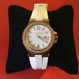Michael Kors Accessories | Michael Kors Mini Dylan Silver Dial Ladies Watch | Color: Gold/White | Size: Os