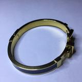 Michael Kors Jewelry | Michael Kors Bluegold Tone Buckle Bangle Bracelet | Color: Blue/Gold | Size: Os