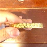 J. Crew Jewelry | Jcrew Gold Braided Bangle | Color: Gold | Size: Os