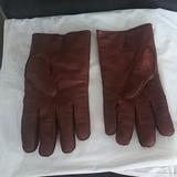 Coach Accessories | Coach Brown Leather Gloves | Color: Brown | Size: Xl