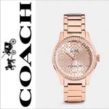 Coach Accessories | Coach Womens Watch Maddy Rose Gold With Crystal | Color: Gold/Pink | Size: Os