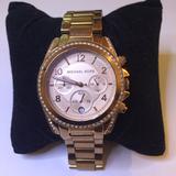Michael Kors Accessories | Michael Kors Blair Women's Watch | Color: Gold | Size: Fits Size 6 14 Wrist