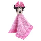 Disney Bedding | Minnie Mouse Lovey Baby Security Blanket | Color: Black/Pink | Size: 12.5in. X12.5 In.