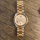 Michael Kors Accessories | Michael Kors Mk5627 Womens Bradshaw Two Tone Watch | Color: Gold/Silver | Size: Os