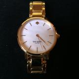 Kate Spade Accessories | Kate Spade Gramercy Mother Of Pearl Dial Watch | Color: Gold/White | Size: Fits Size 5 12 Wrist.