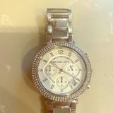 Michael Kors Accessories | Mk-5353 Chronograph Parker Stainless Steel Watch | Color: Silver | Size: Os