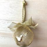 Disney Holiday | Disney Gold Metal Mesh Mickey Mouse Ornament | Color: Gold | Size: 3 Inch