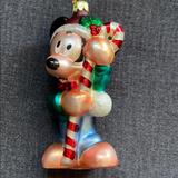 Disney Holiday | Disney Mickey Mouse Ornament | Color: Green/Red | Size: Os
