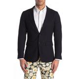 Burberry Suits & Blazers | Burberry Soho Navy Chevron 2 Button Jacket Sz 38r | Color: Blue | Size: 38r