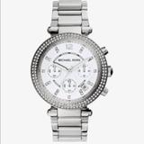 Michael Kors Accessories | Michael Kors Parker Silver Watch | Color: Silver | Size: Os