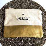Kate Spade Bags | Nwot Kate Spade Muse Clutch | Color: Cream/Gold | Size: Os