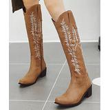 BUTITI Women's Western Boots YELLOW - Yellow Cowboy Boots - Women