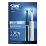 Oral-B Power Toothbrushes - Pro 1000 CrossAction Rechargeable Toothbrush - Set of Two