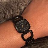 Gucci Accessories | G-Shaped Black Stainless Steel Gucci Timepiece | Color: Black | Size: 7