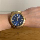 Michael Kors Accessories | Michael Kors Watch | Color: Blue/Gold | Size: Os