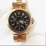 Michael Kors Accessories | Michael Kors Gold Chronograph Watch | Color: Black/Gold | Size: Os